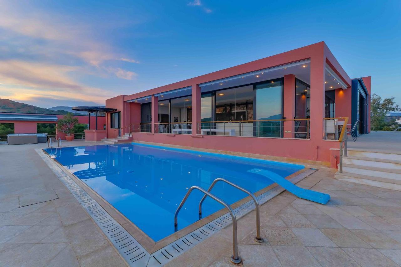 Black Diamond Beachfront Pool Villa Pasithea In Sounio, Athens Sounion Eksteriør billede